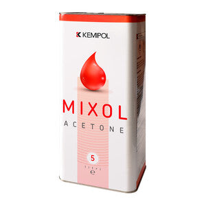 Acetone Kemipol 5 L - Confezione da 4 Pezzi