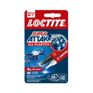 Adesivo Super Attak All Plastics 2g+4ml