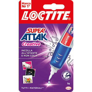 Adesivo Super Attak Creative Perfect Pen 3g - Confezione da 12 Pezzi