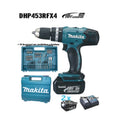 Makita DHP453RFX4 Trapano Avvitatore a Percussione 18V LXT – 42Nm, Kit 74 Accessori